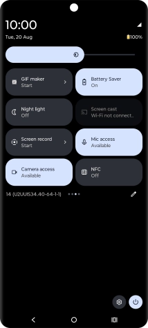 Press the Home key to return to the home screen.