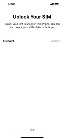 Press SIM Card.