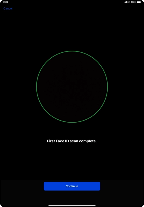 Press Continue. If you haven't previously selected a lock code, key in a code of your own choice twice. Press Continue. If you haven't previously selected a lock code, key in a code of your own choice twice.
