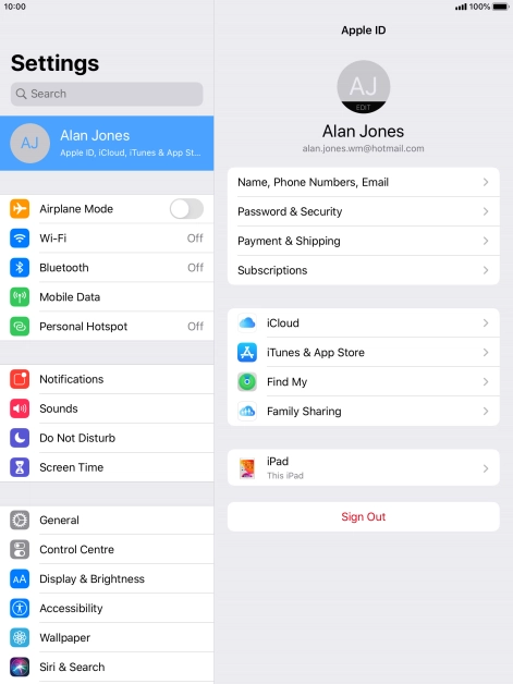 Press the Home key to return to the home screen.