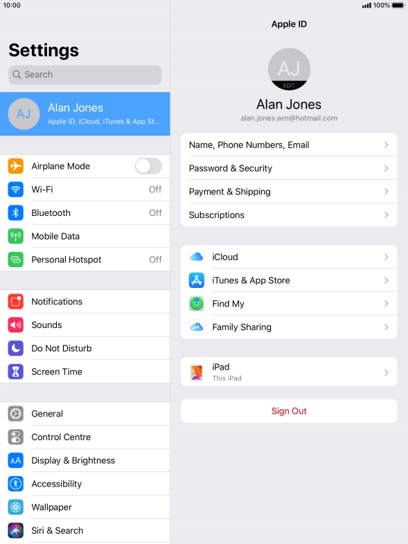 Press the Home key to return to the home screen.