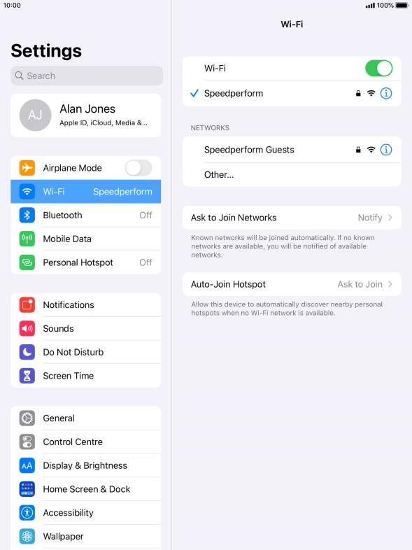 Press the Home key to return to the home screen.