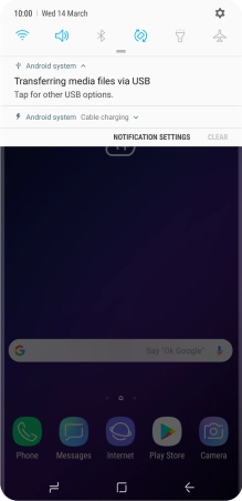 Press Tap for other USB options.. Press Tap for other USB options..