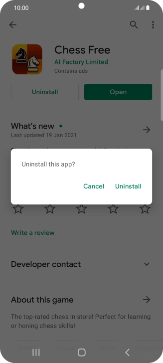 Press Uninstall. Press Uninstall.