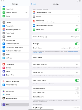 Slide your finger upwards starting from the bottom of the screen to return to the home screen.