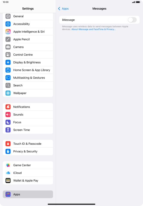 Press the indicator next to Press the indicator next to