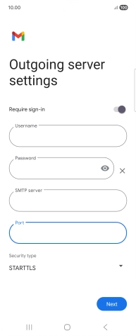 Press the drop down list below 