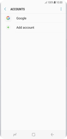 Press the required account. Press the required account.