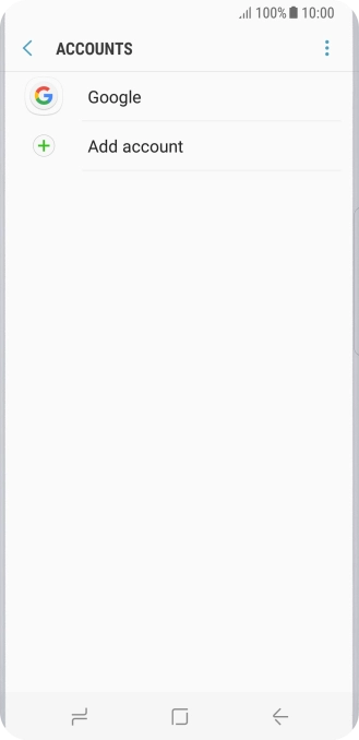 Press the required account. Press the required account.