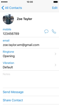 Press the Home key to return to the home screen.