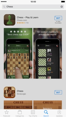 Press the required app.
