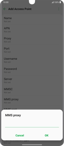 Key in 10.202.002.060 and press OK.