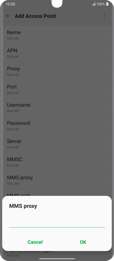 Key in 10.202.002.060 and press OK.