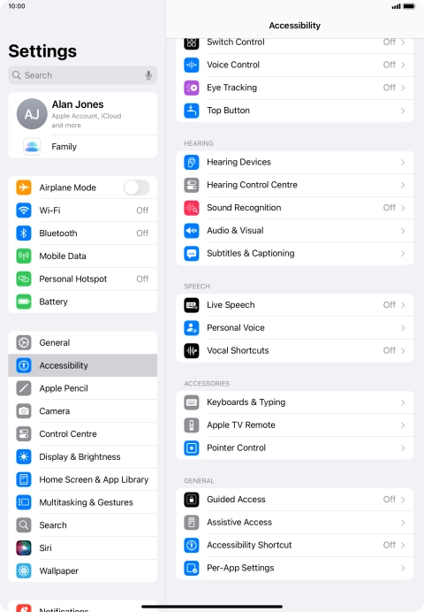 Press the required category below 