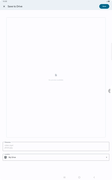 Press the field below 