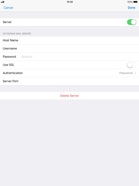 Press Authentication.