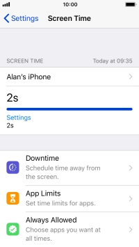 Press the time below 