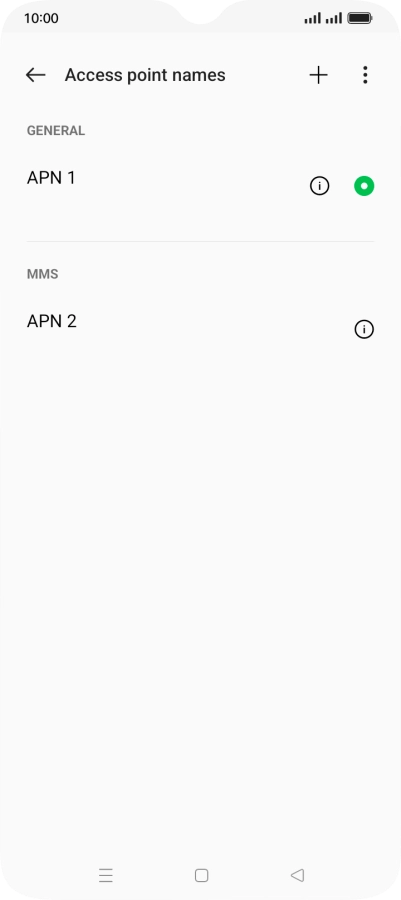 Press the Home key to return to the home screen.