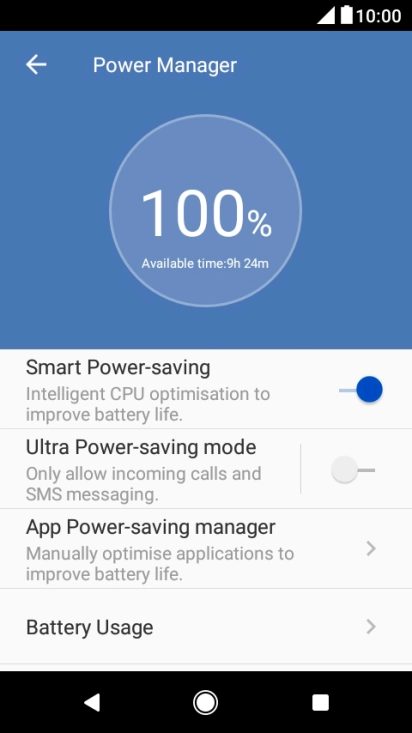 Press the Home key to return to the home screen.