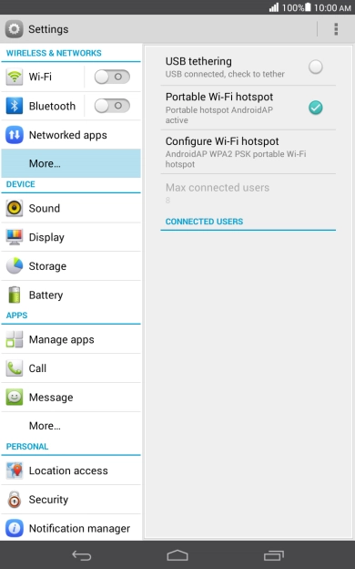 Press the Home key to return to the home screen.