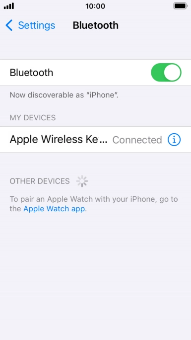 Press the Home key to return to the home screen.