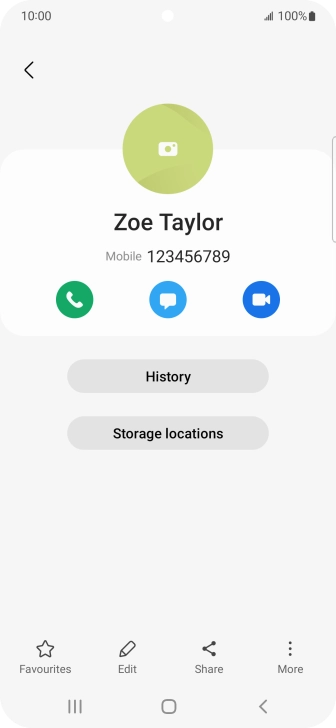 Press the Home key to return to the home screen.