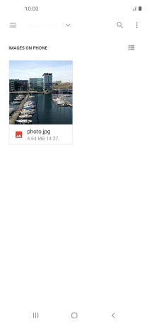 Press the required file. Press the required file.