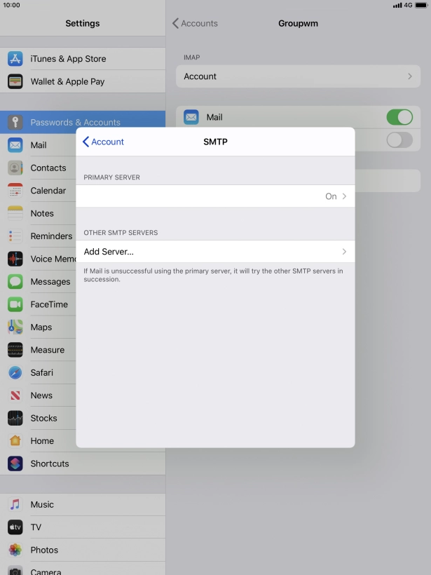 Press the field below 