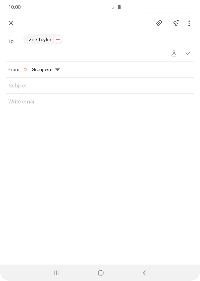 Press Subject and key in the required subject.