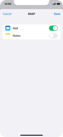 Press Save. Your email account has now been set up. To select more settings for incoming and outgoing server, proceed with the following steps.