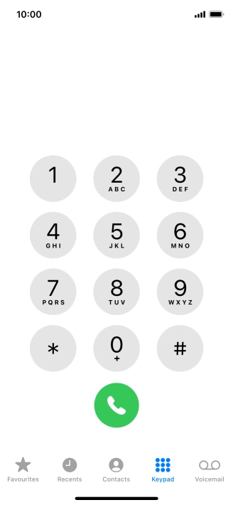 Press Keypad.