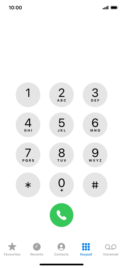 Press Keypad.