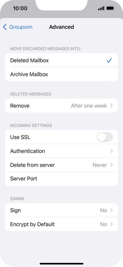 Press Authentication.