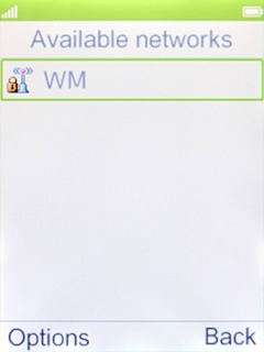 Select the required Wi-Fi network.