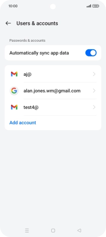 Press the Home key to return to the home screen.