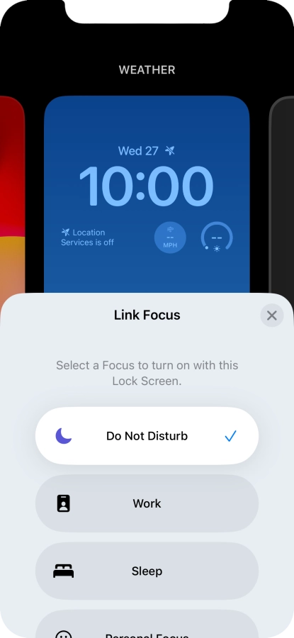 Press the close icon.