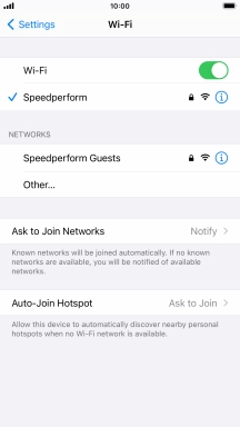 Press the Home key to return to the home screen.