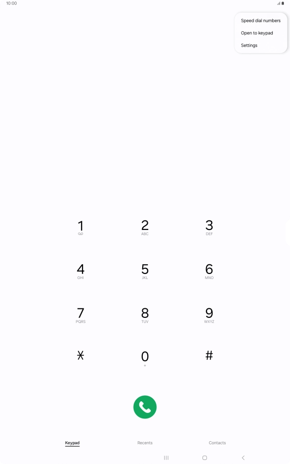 Press Settings. Press Settings.