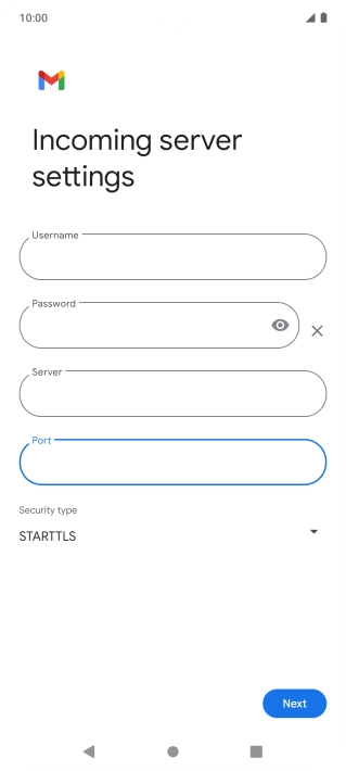 Press the drop down list below 