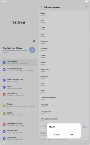 Key in http://pxt.vodafone.net.au/pxtsend and press OK.