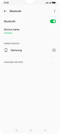 Press the Home key to return to the home screen.