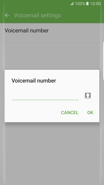Key in +61414121121 and press OK.