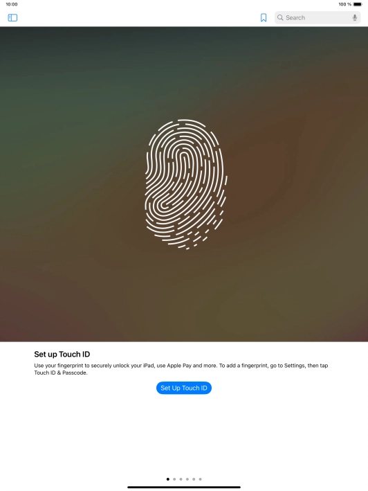 Slide your finger upwards starting from the bottom of the screen to return to the home screen.
