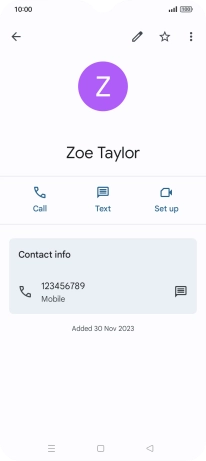Press the Home key to return to the home screen.