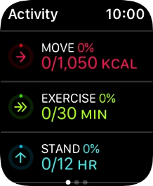 Keep sliding upwards and follow the instructions on the screen to see an activity summary for the current week or to adjust the daily activity goal. Keep sliding upwards and follow the instructions on the screen to see an activity summary for the current week or to adjust the daily activity goal.