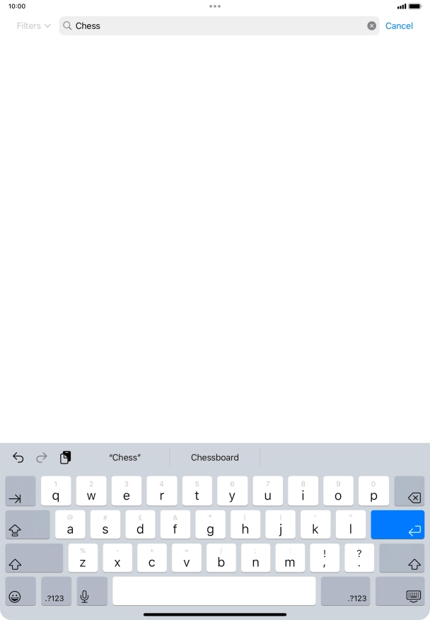 Key in the name or subject of the required app and press enter. Key in the name or subject of the required app and press enter.