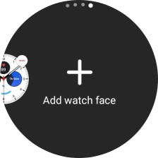 Press Add watch face.