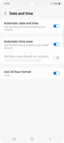 Press the Home key to return to the home screen.