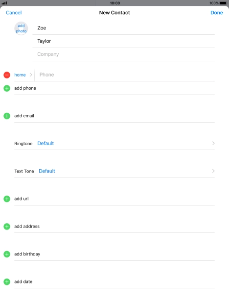 Press Phone and key in the required phone number.
