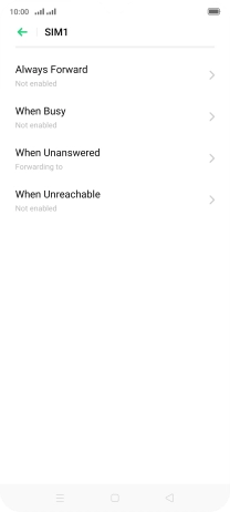 Press the Home key to return to the home screen.